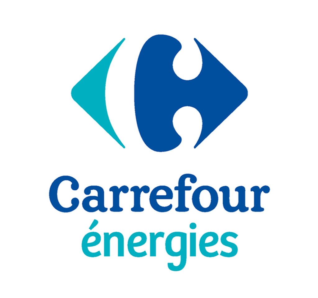 Logo Carrefour Énergies présenté pur illustrer le partenariat entre Carrefour Énergies et Avisun