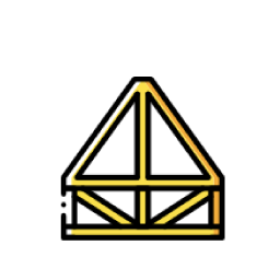 Pictogramme représentant des combles perdus/un grenier
